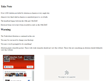 Tablet Screenshot of abortiontruth.com